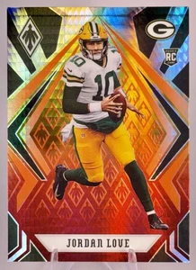 2020 Panini Phoenix Jordan Love RC Fire Burst #104 Green Bay  Packers Rookie - Picture 1 of 4