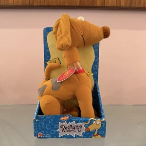 Vintage Mattel 1997 Rugrats Barking Spike Dog Plush RARE Collectible NIB NEW - Picture 1 of 9