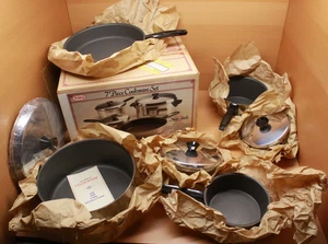 Foley 5 QT Dutch 2 QT 1 QT Sauce 10" Braten ALUMINIUM KOCHEN Antihaft NEU Vintage - Bild 1 von 24