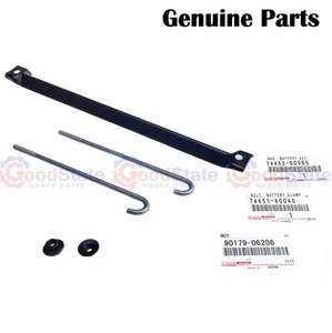 GENUINE Toyota LandCruiser 80 Series Battery hold down clamp bracket kit - Picture 1 of 4
