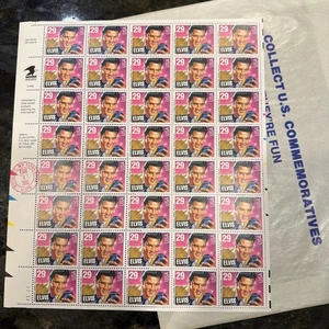 US SCOTT 2721 FOGLIO DA 40 ELVIS 29 CENTESIMI FACCIA MNH - Foto 1 di 1