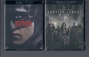 JUSTICE LEAGUE SNYDER & BATMAN: 4K ULTRA + BLU-RAY : NEW & SEALED - Foto 1 di 1