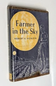 Farmer in the Sky HCdj Ex library Heinlein 1950 - Foto 1 di 7