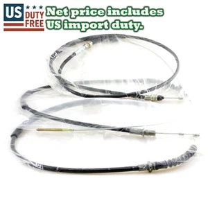 HAND BRAKE CABLE SET NEW FIT FOR DATSUN 620 UTE SWB 1972 - 1979 New Set - Picture 1 of 6