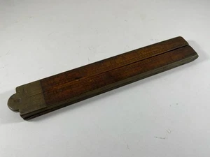 Vintage Lufkin No 771 Buchsbaum & Messing 24 Zoll Lineal - Bild 1 von 13