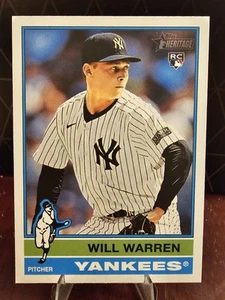 Will Warren 2025 Topps Heritage -#281 (RC) New York Yankees - Picture 1 of 2
