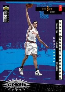 1996-97 Collector's Choice Crash the Game Scoring 2 #C12 Brent Barry 3/3 L - Picture 1 of 2