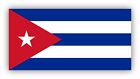 Vinyl Decal Cuban Flag sticker car window bumper cuba