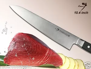 Japanese VG10 Steel Gyuto Chef's knife 10.4 inch Polishing Blade Full-Tang - Picture 1 of 4