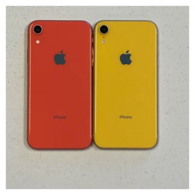Apple iPhone XR 64GB Yellow/Coral At&t T-Mobile Unlocked Verizon iOS LTE - Image 1 of 4