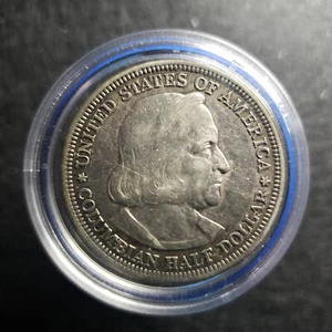 1893 Columbian Exposition Half Dollar – Historic U.S. Commemorative – Nice Detai - Picture 1 of 9