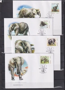 F1840 - Uganda  2012 - FDC - Animals / Elephant -World of Wildlife -WWF/WNF - Picture 1 of 1