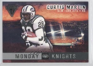2002 Private Stock Titanium Monday Knights Curtis Martin #10 HOF