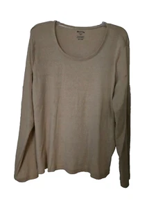WHITE STAG Gold Long Sleeve Sweater Size XXL - Picture 1 of 4