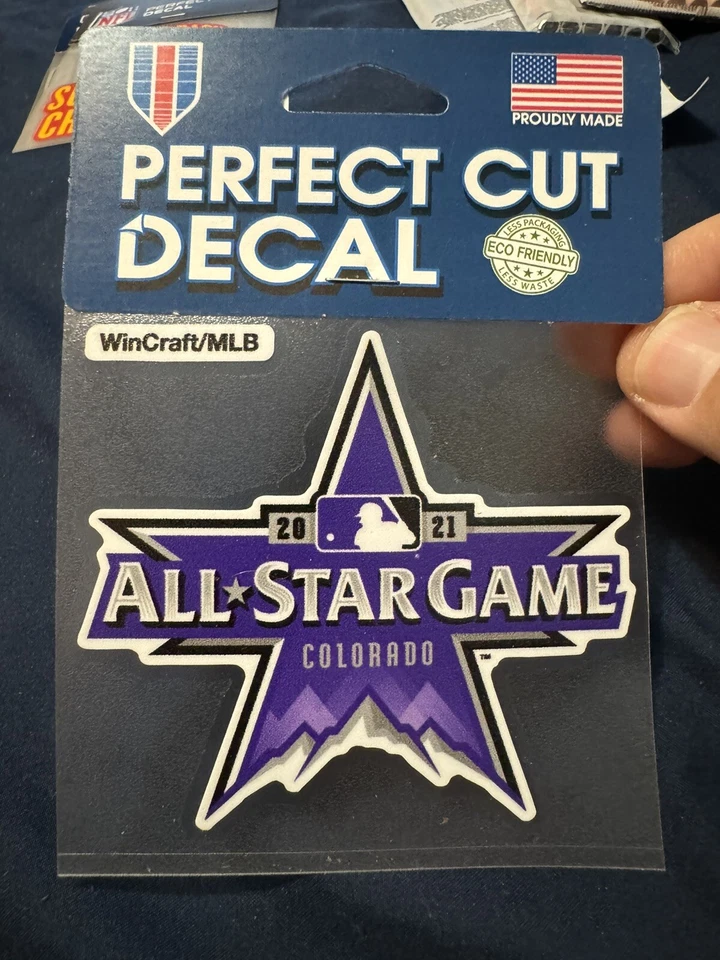 2021 MLB ALL STAR GAME 4x4 Perfect Cut Decal COLORADO - Image 1 of 1