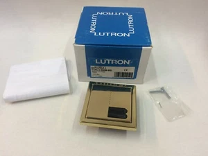 Lutron Euro Maestro ESRLV-500M-BB Gold Dimmer Light Switch - Picture 1 of 4