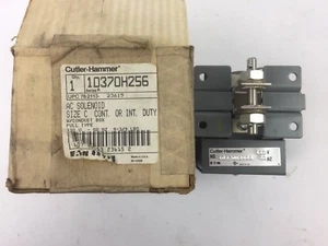 CUTLER HAMMER 10370H256 AC SOLENOID SIZE C CONT OR INT DUTY PULL TYPE 110V 60HZ - Picture 1 of 7