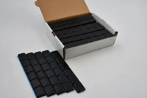 1/2 Oz Steel Coated Tape Weights Black 3oz Strips - 48 Strips per box 9lbs - Picture 1 of 6