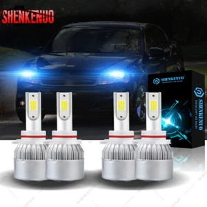 4x Kit de faros LED azul hielo bombillas de haz alto/bajo 8000 k para Dodge Avenger 2008 2009 - Imagen 1 de 12
