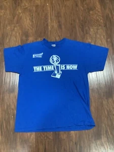 Dallas Mavericks “The Time Is Now” 2011 Official Finals T-Shirt XL MFFL - Picture 1 of 4