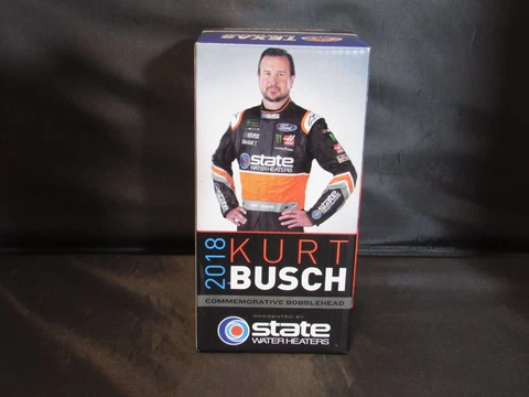 Texas Motor Speedway 2018 Kurt Busch Commemorative Bobble Head NIB Cover