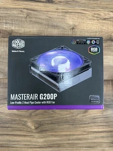 Cooler Master MasterAir G200P Heatsink CPU Cooler LOW-PROFILE RGB LED FAN Intel - Picture 1 of 4