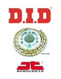 Kawasaki KDX125 90-99 DID 428D Gold Kette & JT Ritzel Kit - Bild 1 von 5