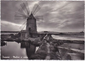 TRAPANI - MULINO A VENTO - VIAGG. 1956 -85506- - Bild 1 von 1