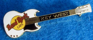 PROTOTYP SAMPLE KEY WEST WHITE SG GIBSON GUITAR NO BACK DIE Hard Rock Cafe PIN - Bild 1 von 1