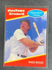 1991 Mootown Snackers Signature Series - No Coupon #11 Wade Boggs Free Shipping