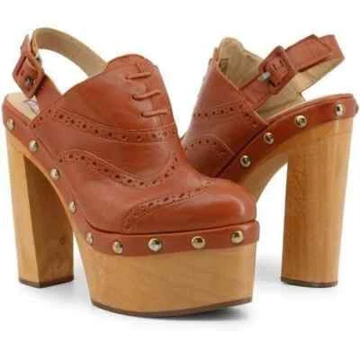 TOMMY HILFIGER Zendaya Clogs Women's Shoes Sandals Heels Leather EU 41 RRP £165 - Image 1 of 4