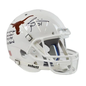 Ricky Williams Texas Longhorns NCAA #34 Signed Autographed Replica Helmet JSA - Picture 1 of 3
