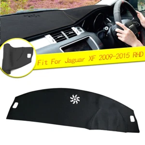 For Jaguar XF 2009-2015 RHD Leather DashMat Dashboard Cover Mat Sun Protector - Picture 1 of 8