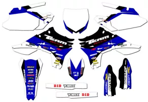 2010-2013 YAMAHA YZ 450F GRAPHICS KIT DECALS 450 F YZ450F STICKERS 2011 2012 - Foto 1 di 5