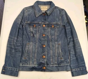 MADEWELL Denim Classic Trucker Jacket Medium Wash Women's XS - Picture 1 of 3