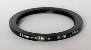 Hoya 58-49mm step down ring. - Picture 1 of 1