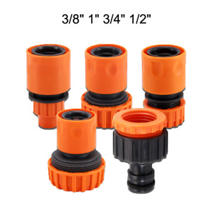 3/8"3/4"1/2"1"Garden Watering Fitting Quick Hose Pipe Garden Water Tap Connector