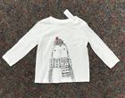 Neuf avec étiquettes chemise Gymboree Baby Boys Holiday Christmas Penguin Joy au détail 19,50 $