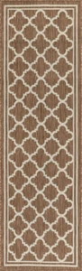 2x10 Gold Repeat Loops Angled Rings Geometric ECO1303 - Aprx 2' 7" x 9' 10" - Picture 1 of 2