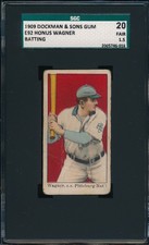 1909 E92 Dockman & Sons Honus Wagner Batting SGC 20 1.5