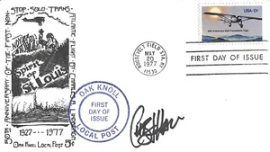 1977 FDC, #1710, 13c Lindbergh Flight, Oak Knoll Local Post #362, signed - Picture 1 of 1