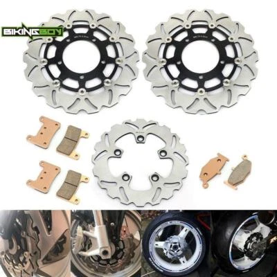 Front Rear Brake Rotors Pads for Suzuki 2006 2007 GSXR 600 750 GSXR600 GSXR750 - Image 1 of 4