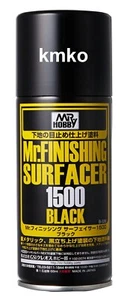 Mr.Hobby B 526 Mr.Finishing Surfacer Acer 1500 Black 170  ml  - Bild 1 von 3