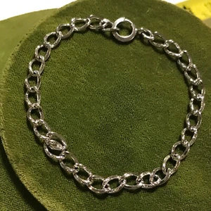 Pulsera LeStage Vintage 7.5" Plata de Ley 6.2g ¡Nuevo Stock Antiguo! NOI con caja original - Imagen 1 de 10
