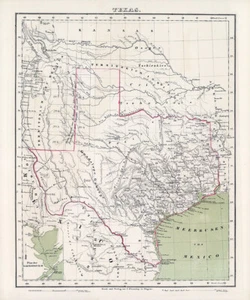 1859 Map of Texas - Picture 1 of 2