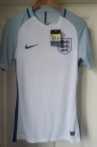 Mens Football Shirt - England Nike - Home 2016-2018 - PLAYER ISSUE - BNWT - S - Picture 1 of 12