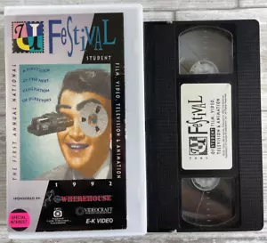 U Festival Of Student Film, Video, Television & Animation VHS First Annual 1992 - Picture 1 of 2
