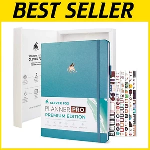 Premium Undated Weekly & Monthly Planner Pro for Stylish Goal Setting - A4 Size - Picture 1 of 9
