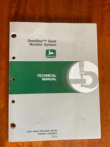 JOHN DEERE SEEDSTAR SEED MONITOR SYSTEM TECHNICAL MANUAL - Picture 1 of 12