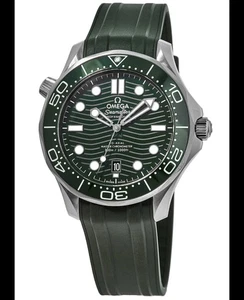 New Omega Seamaster Diver 300M Automatic Green Men's Watch 210.32.42.20.10.001 - Picture 1 of 4